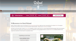 Desktop Screenshot of hotel-ruland.de