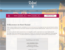 Tablet Screenshot of hotel-ruland.de